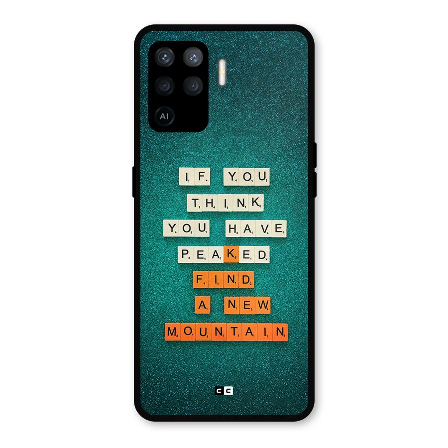 New Mountain Metal Back Case for Oppo F19 Pro