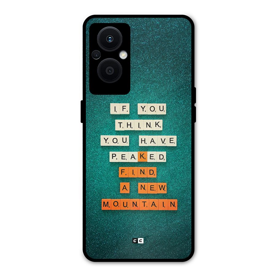 New Mountain Metal Back Case for Oppo F21 Pro 5G