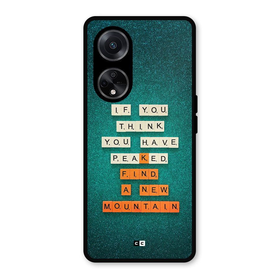 New Mountain Metal Back Case for Oppo F23