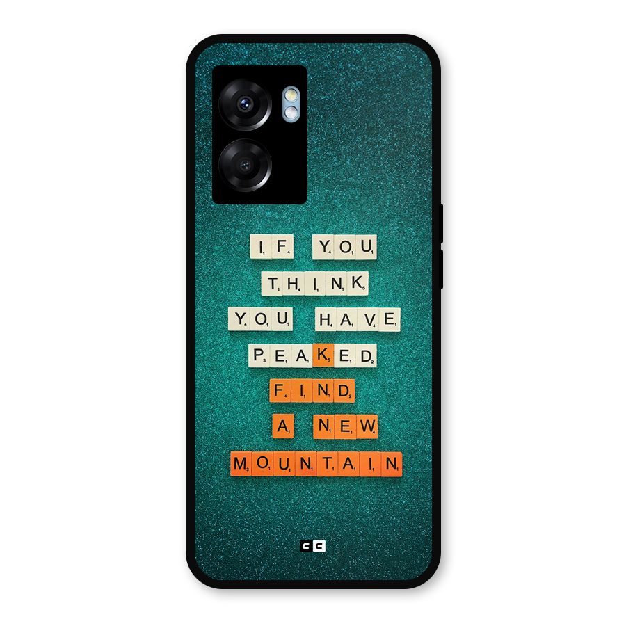 New Mountain Metal Back Case for Oppo K10 (5G)