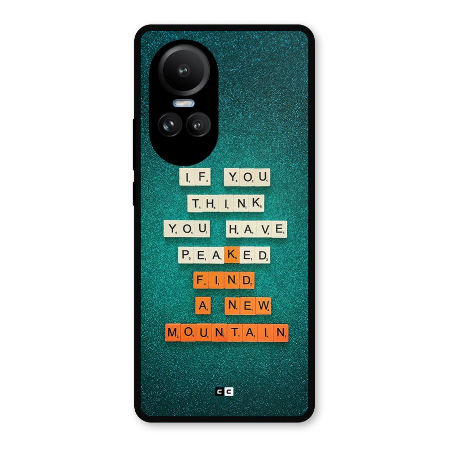 New Mountain Metal Back Case for Oppo Reno10 Pro