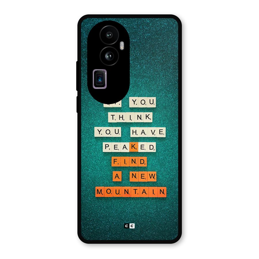 New Mountain Metal Back Case for Oppo Reno10 Pro Plus