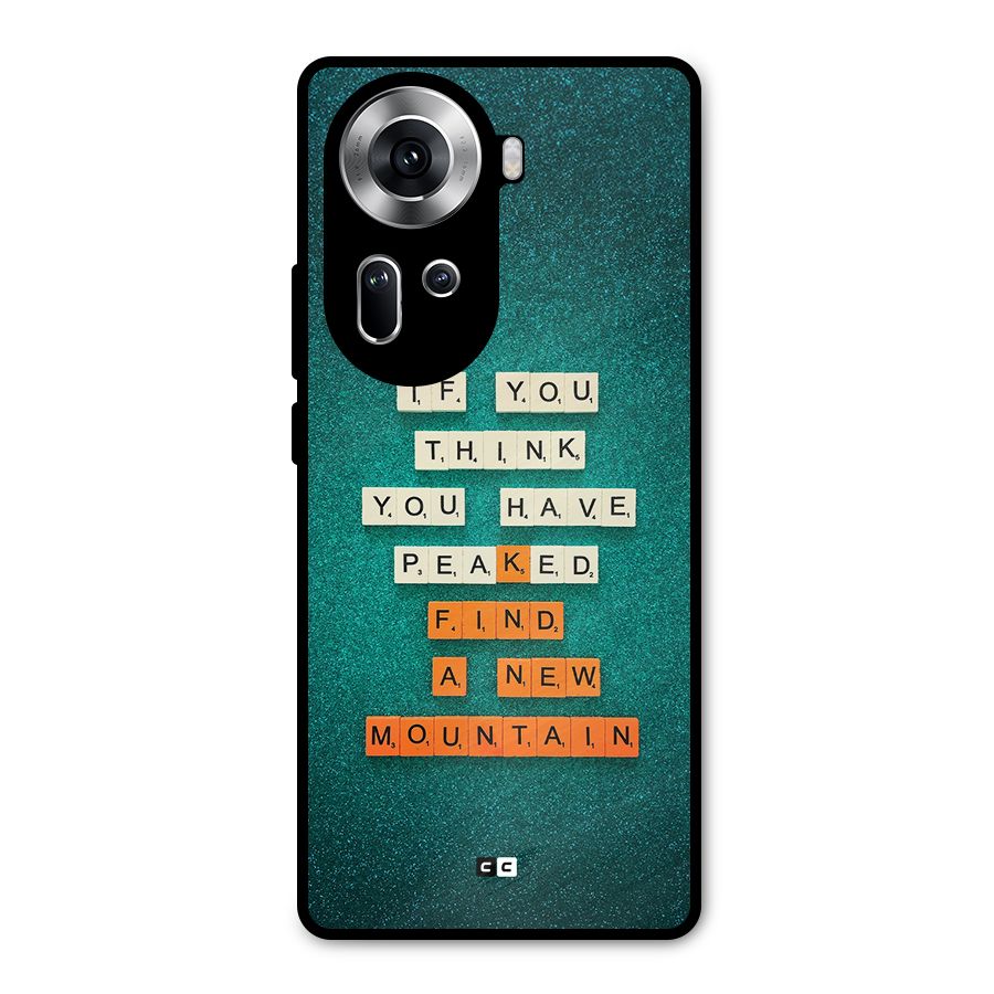 New Mountain Metal Back Case for Oppo Reno11 5G