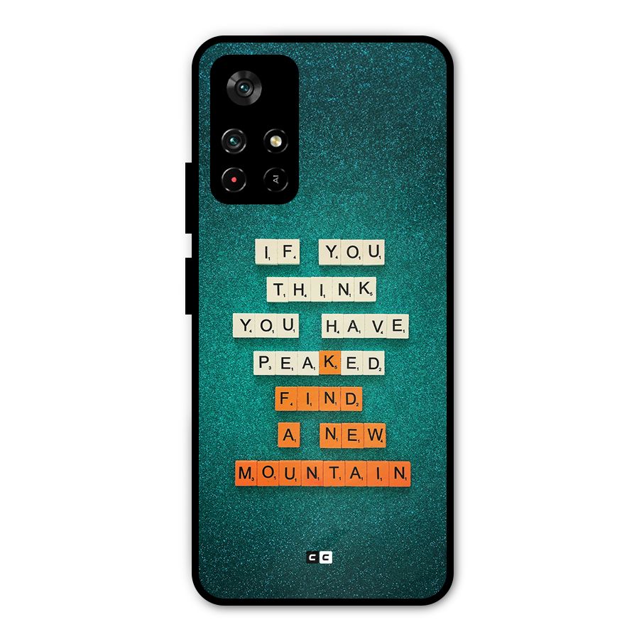 New Mountain Metal Back Case for Poco M4 Pro 5G