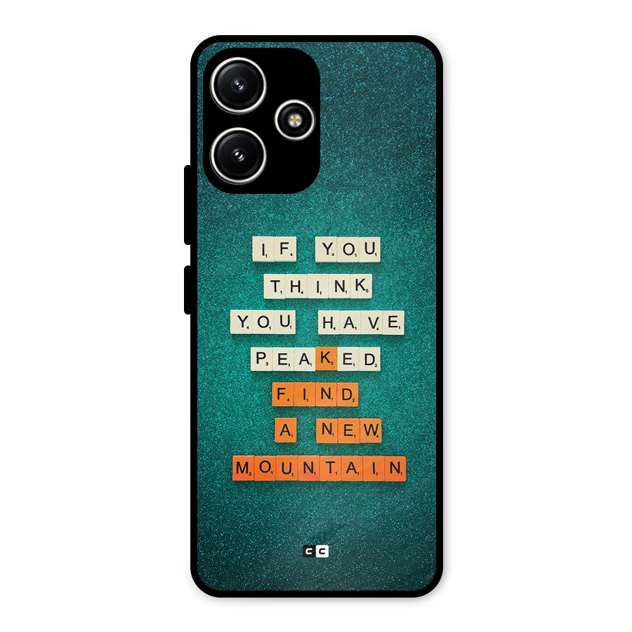 New Mountain Metal Back Case for Poco M6 Pro