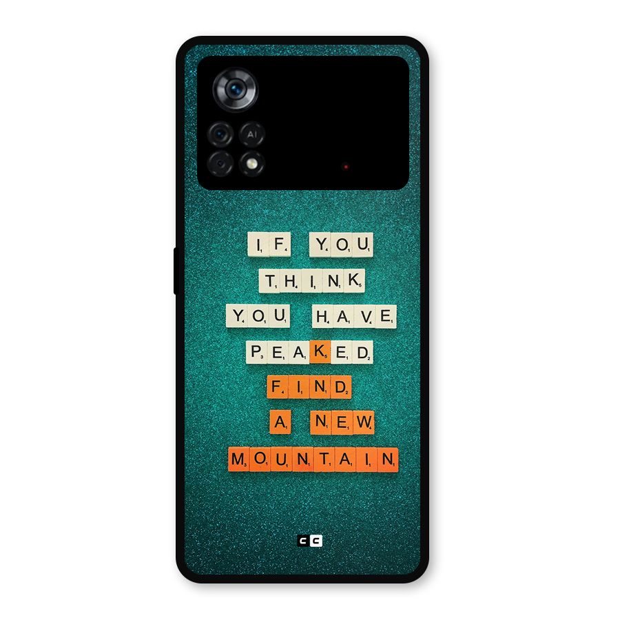 New Mountain Metal Back Case for Poco X4 Pro 5G