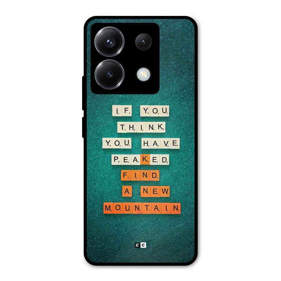 New Mountain Metal Back Case for Poco X6