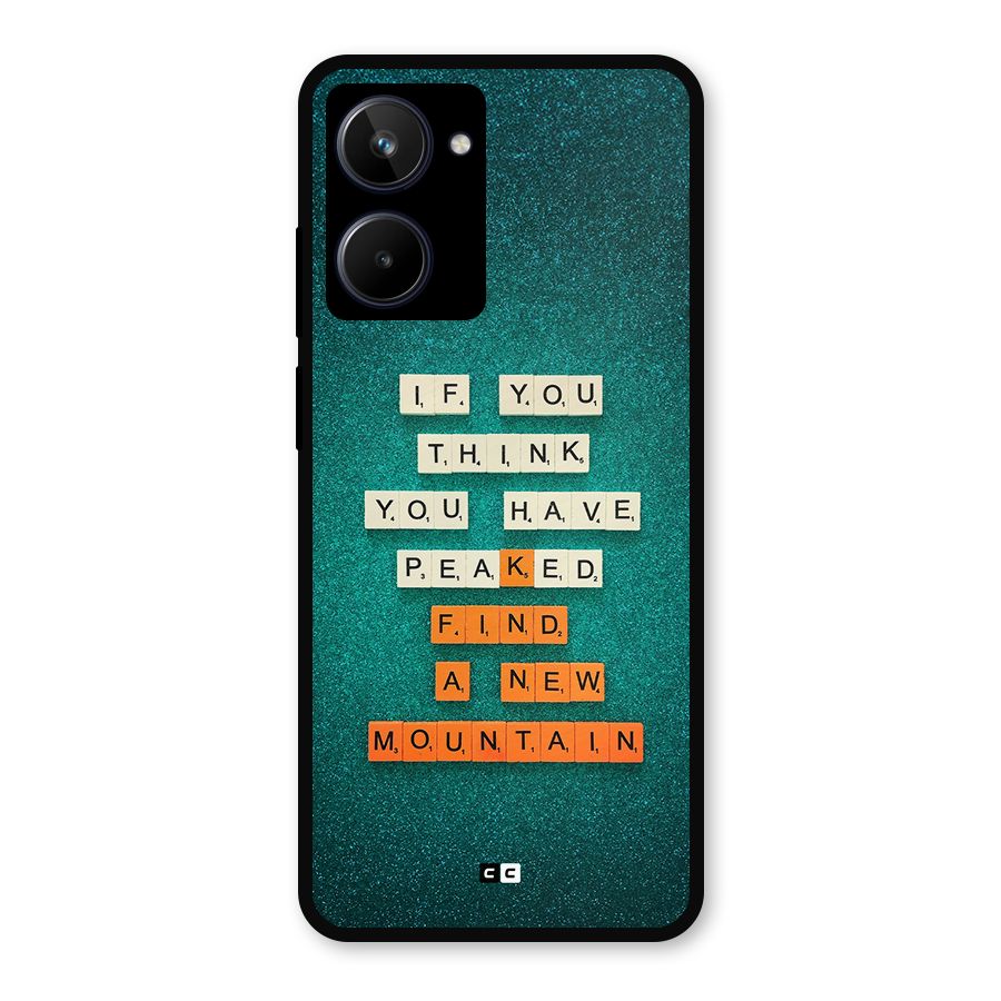 New Mountain Metal Back Case for Realme 10