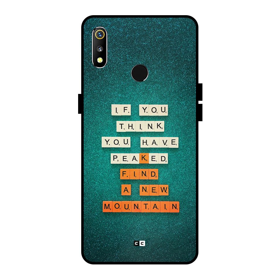 New Mountain Metal Back Case for Realme 3