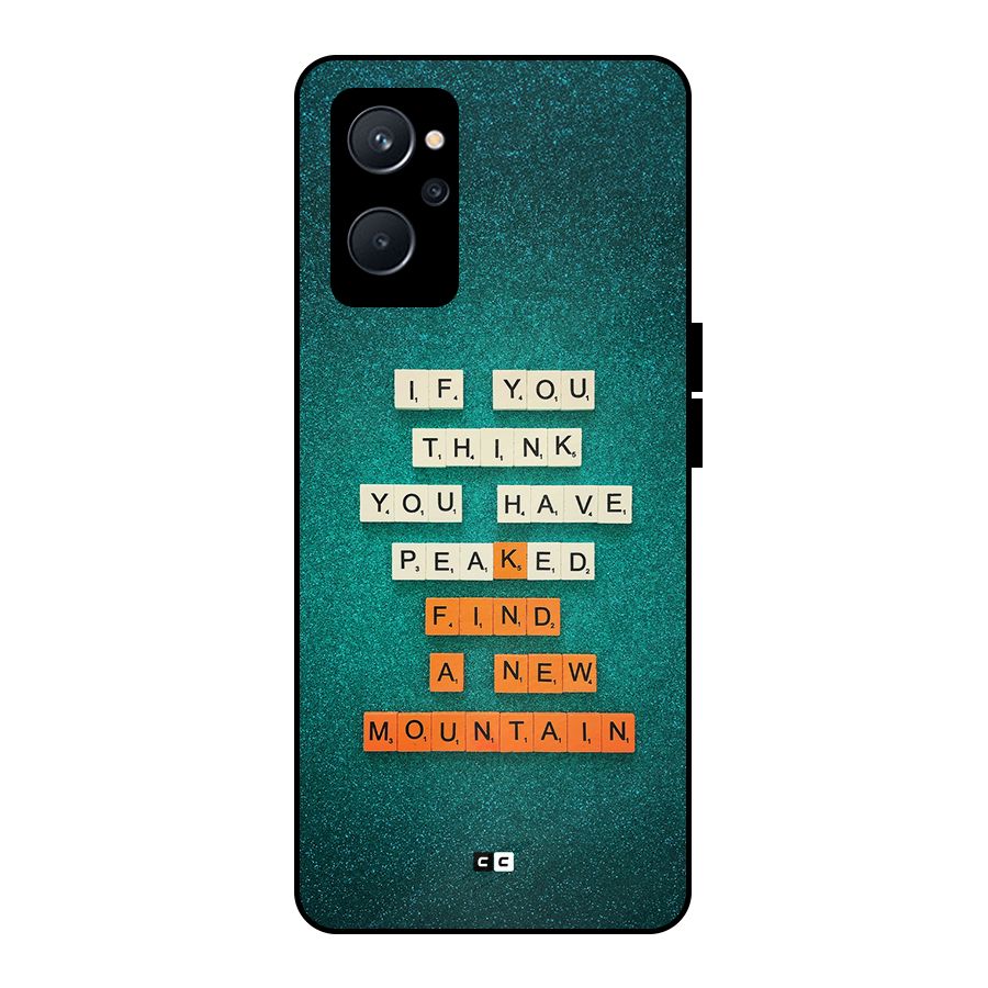 New Mountain Metal Back Case for Realme 9i 5G
