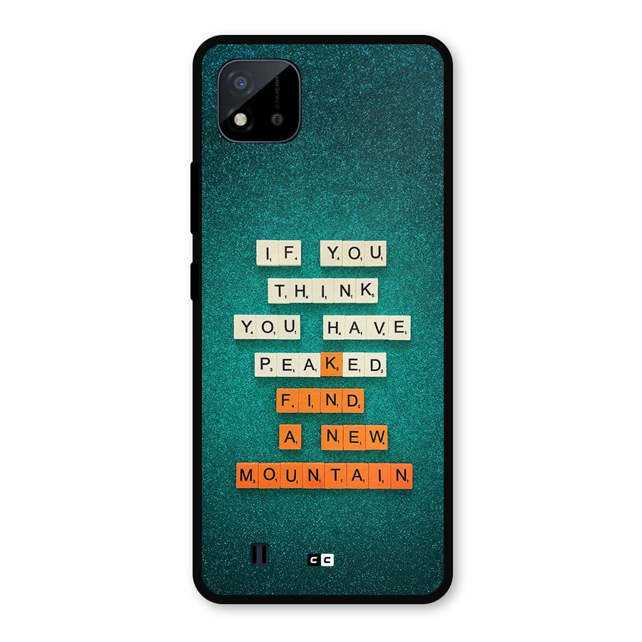 New Mountain Metal Back Case for Realme C11 2021
