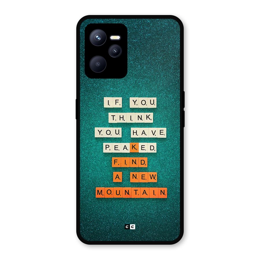 New Mountain Metal Back Case for Realme C35
