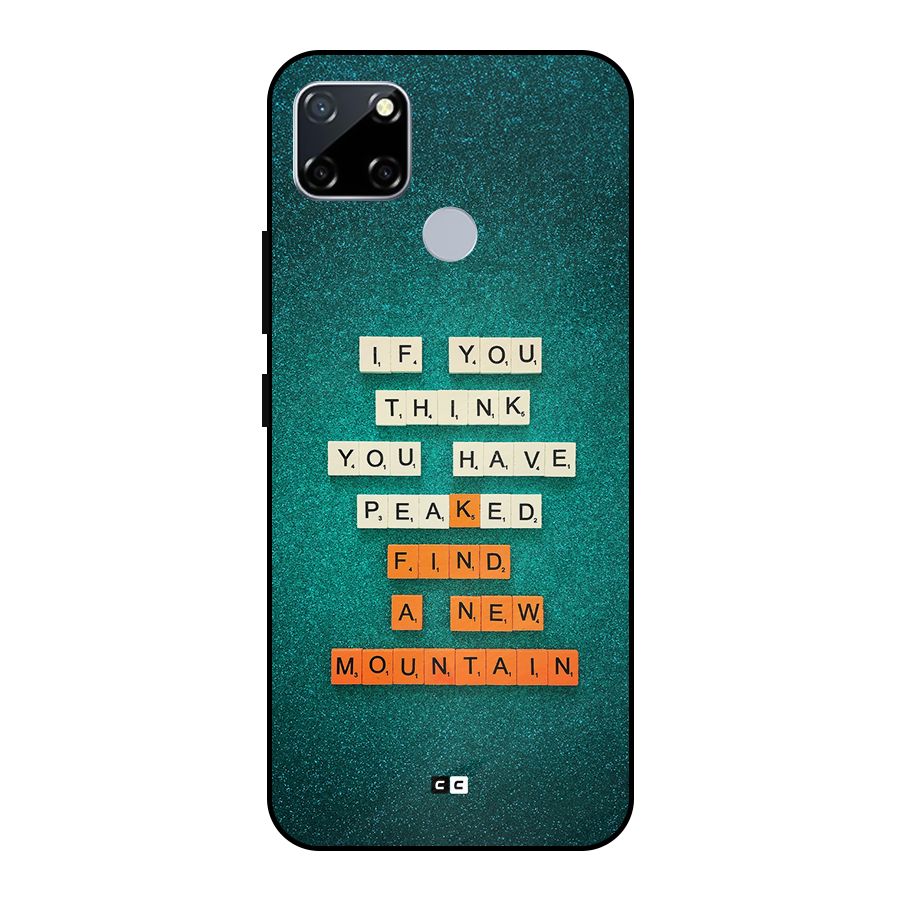New Mountain Metal Back Case for Realme Narzo 20
