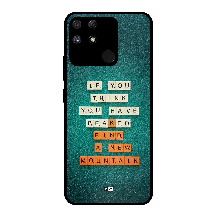 New Mountain Metal Back Case for Realme Narzo 50A