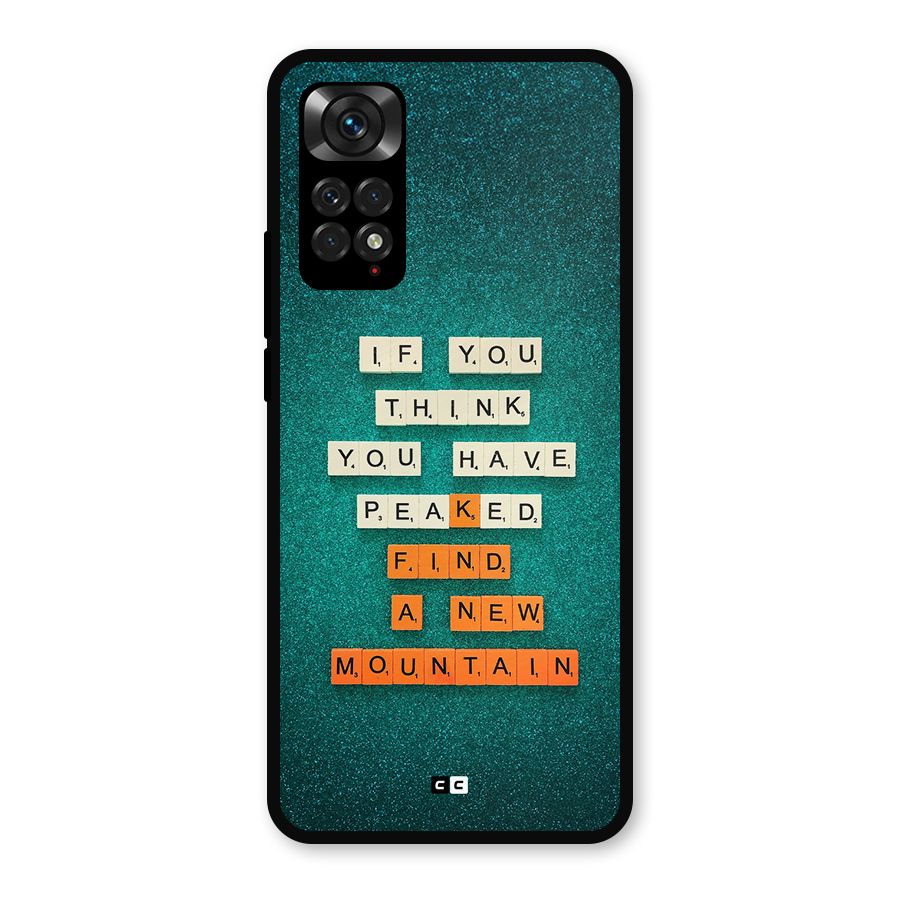New Mountain Metal Back Case for Redmi Note 11