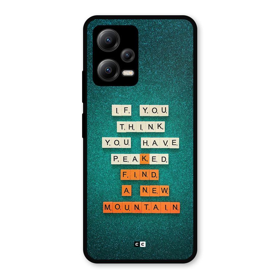 New Mountain Metal Back Case for Redmi Note 12 5G
