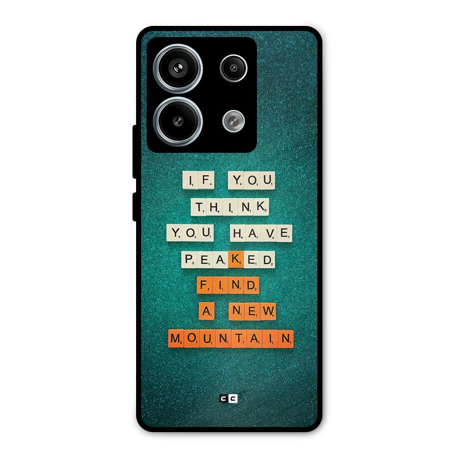 New Mountain Metal Back Case for Redmi Note 13 Pro 5G