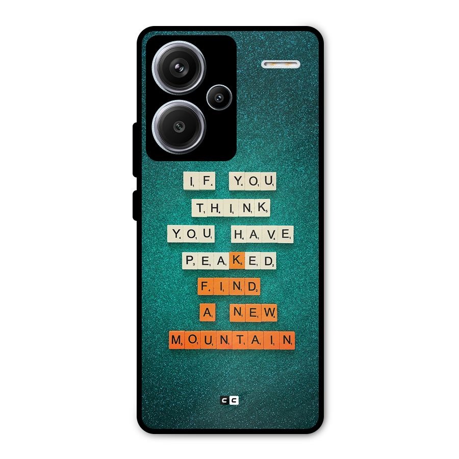 New Mountain Metal Back Case for Redmi Note 13 Pro Plus