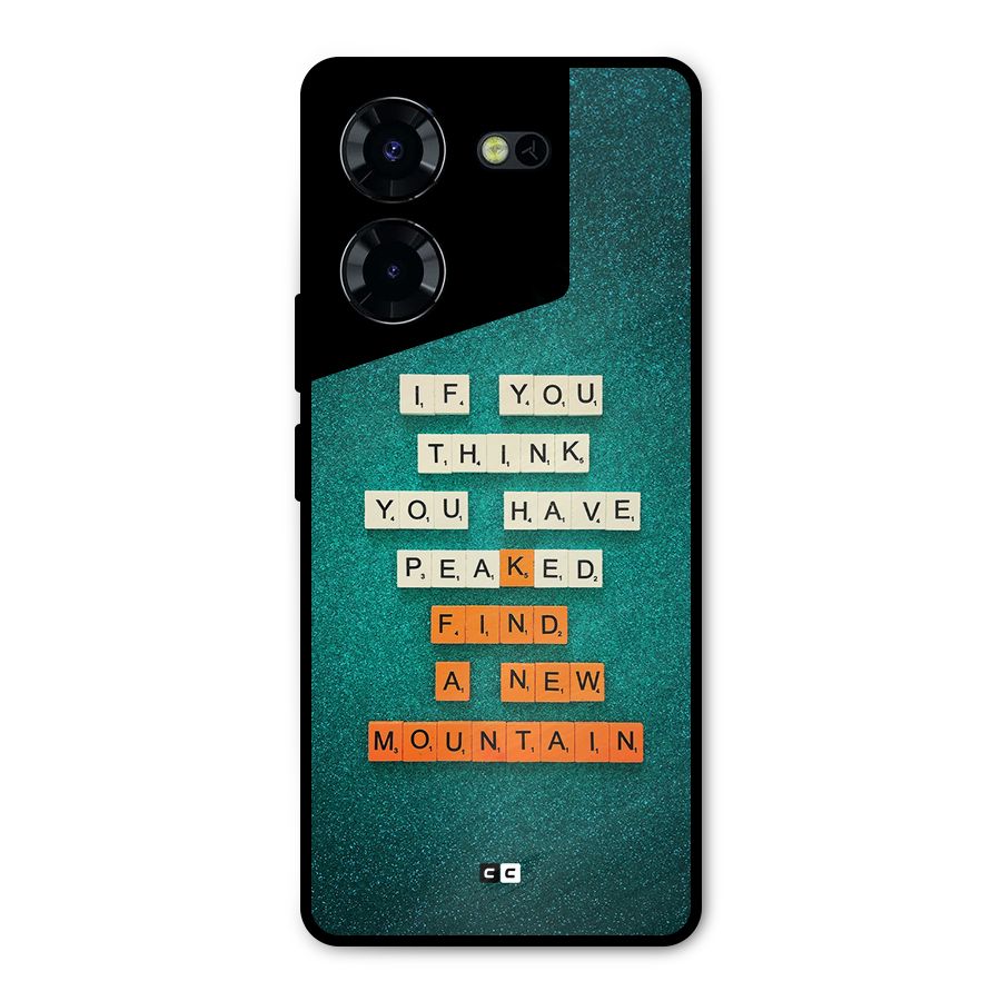 New Mountain Metal Back Case for Tecno Pova 5 Pro 5G