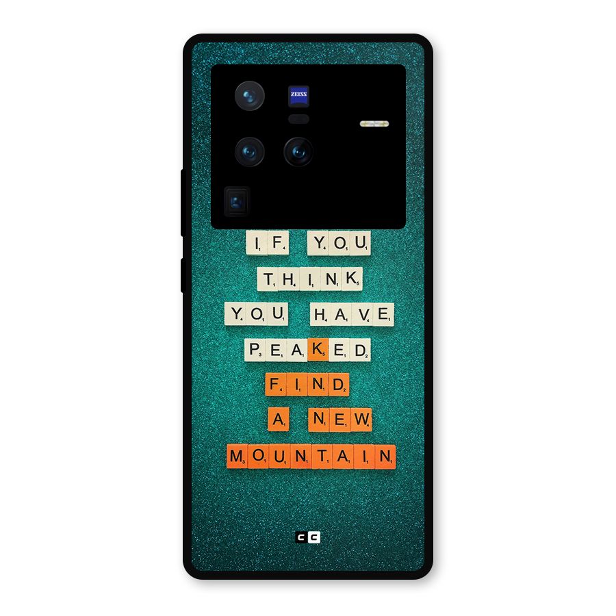 New Mountain Metal Back Case for Vivo X80 Pro