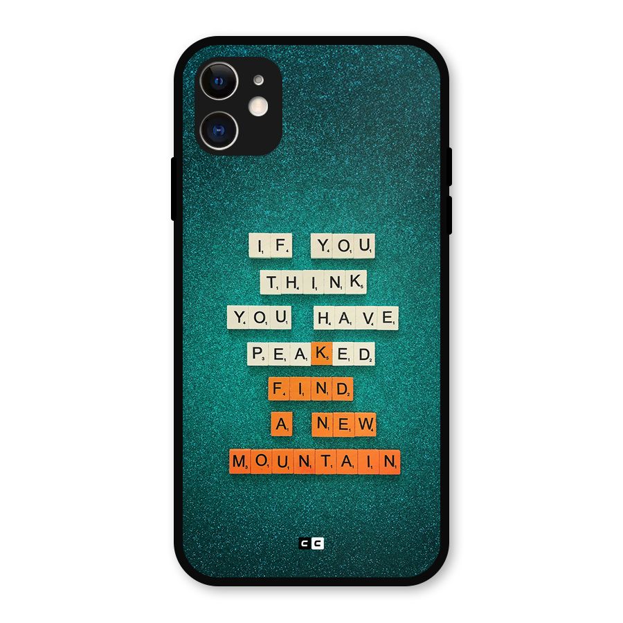 New Mountain Metal Back Case for iPhone 11