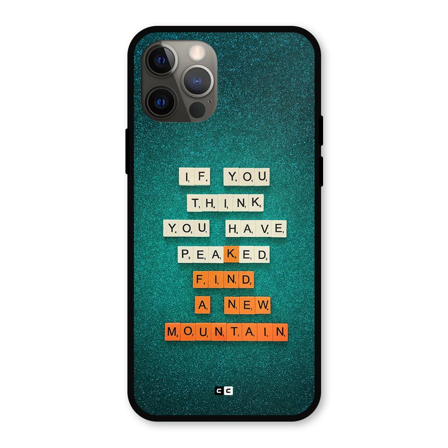 New Mountain Metal Back Case for iPhone 12 Pro