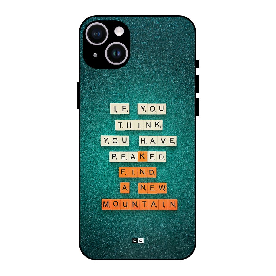 New Mountain Metal Back Case for iPhone 14 Plus