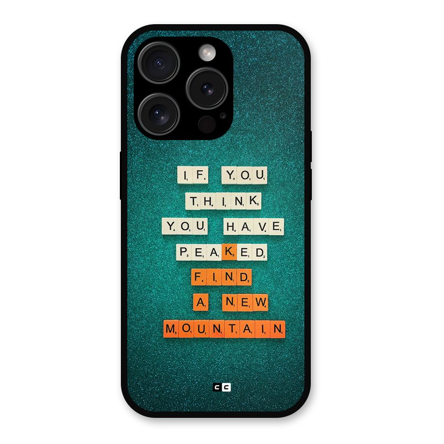 New Mountain Metal Back Case for iPhone 15 Pro