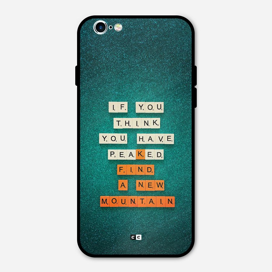 New Mountain Metal Back Case for iPhone 6 6s