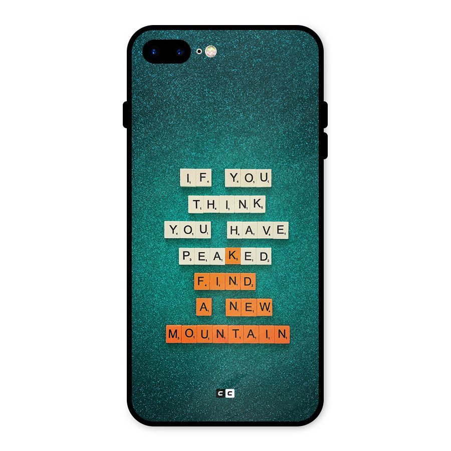 New Mountain Metal Back Case for iPhone 8 Plus