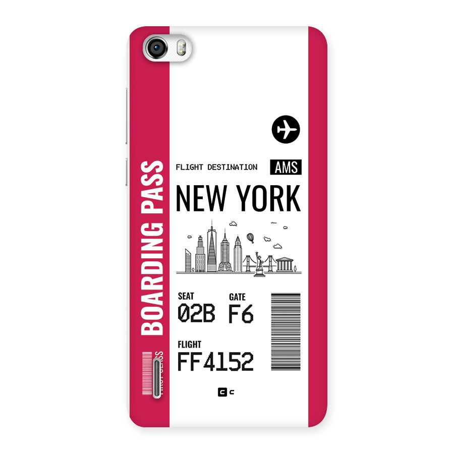 New York Boarding Pass Back Case for Honor 6