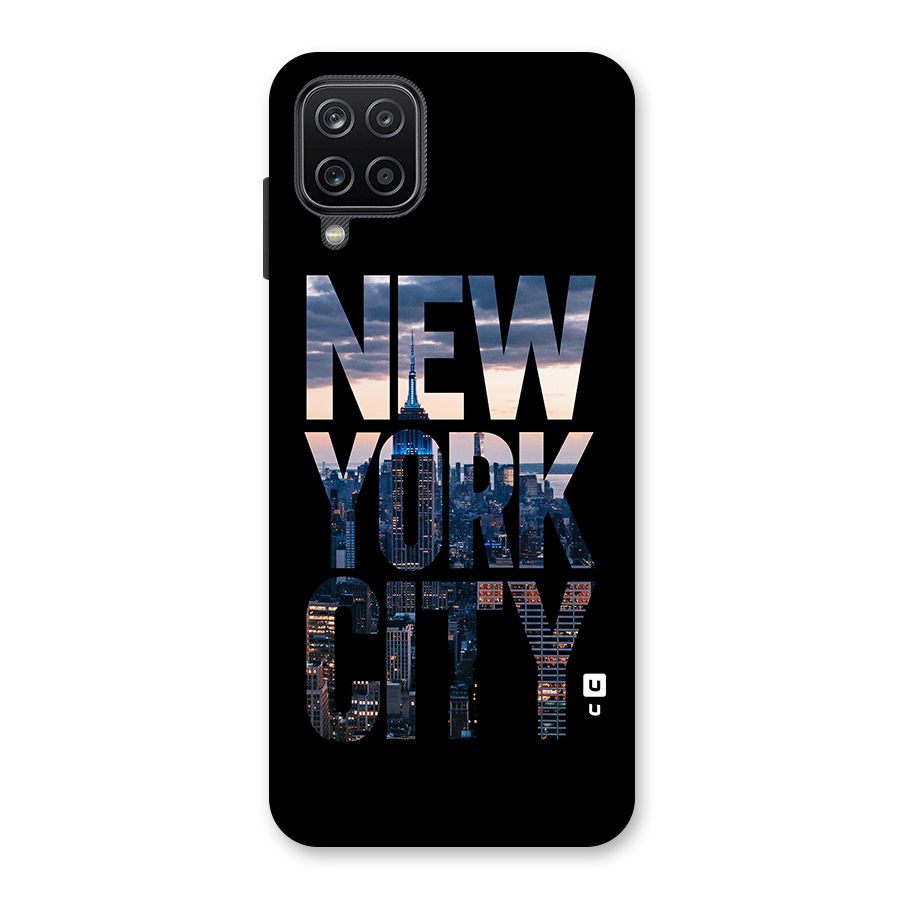 New York City Back Case for Galaxy A12