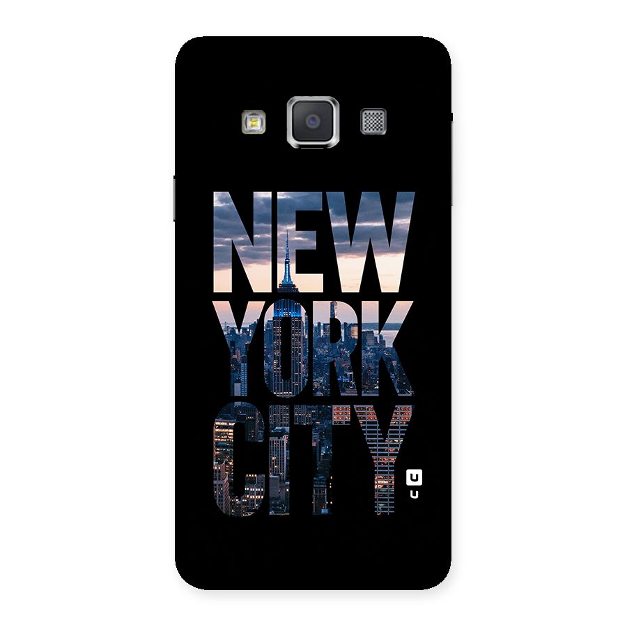 New York City Back Case for Galaxy A3