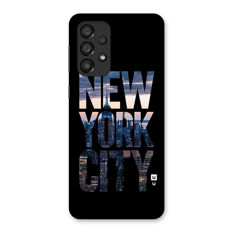 New York City Back Case for Galaxy A33 5G