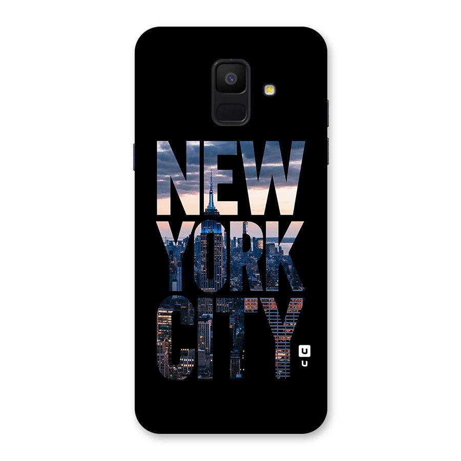New York City Back Case for Galaxy A6 (2018)