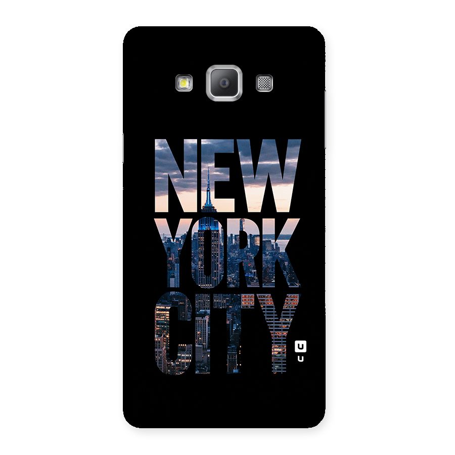 New York City Back Case for Galaxy A7