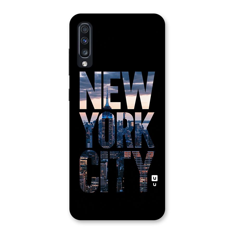 New York City Back Case for Galaxy A70