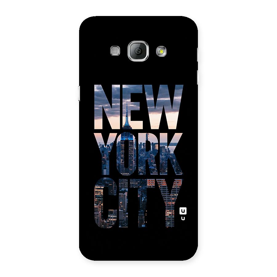 New York City Back Case for Galaxy A8