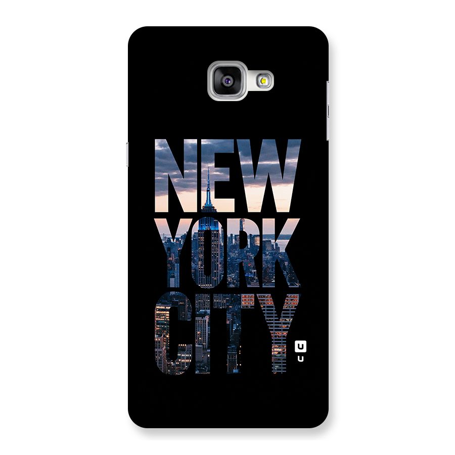 New York City Back Case for Galaxy A9