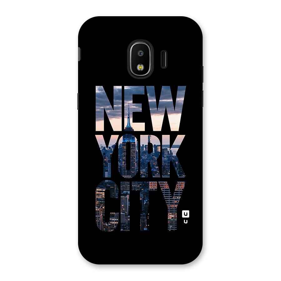 New York City Back Case for Galaxy J2 Pro 2018