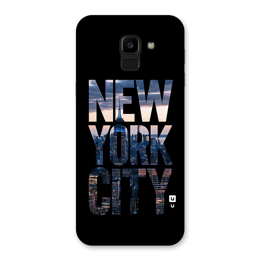 New York City Back Case for Galaxy J6