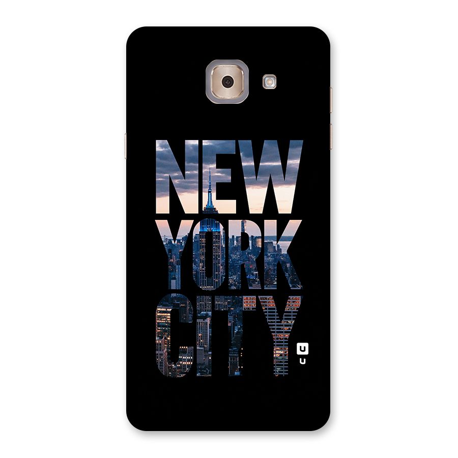 New York City Back Case for Galaxy J7 Max