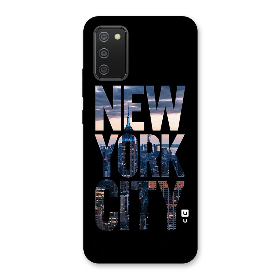 New York City Back Case for Galaxy M02s