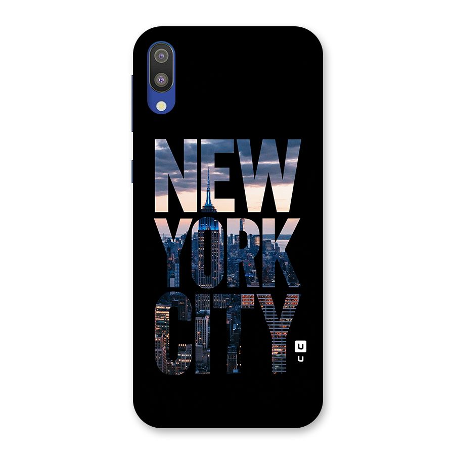 New York City Back Case for Galaxy M10