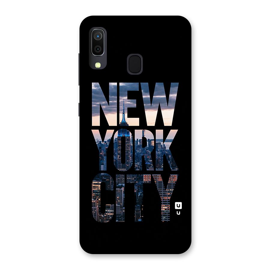 New York City Back Case for Galaxy M10s