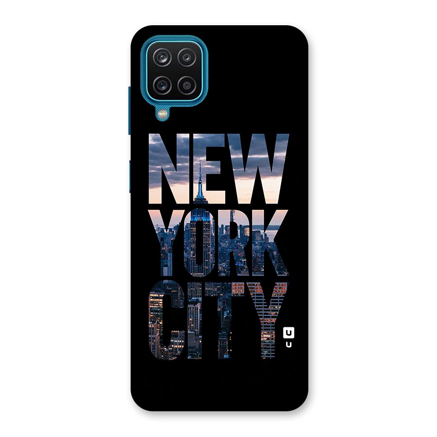 New York City Back Case for Galaxy M12