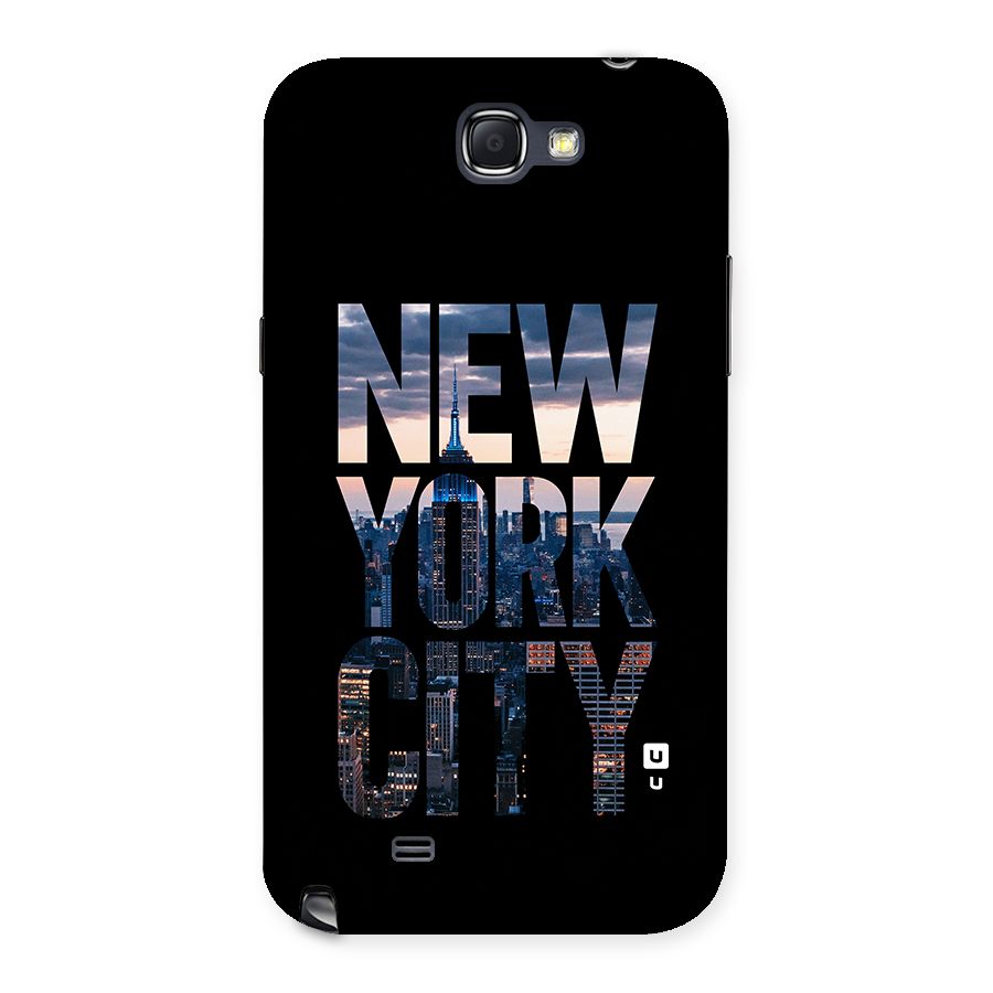 New York City Back Case for Galaxy Note 2