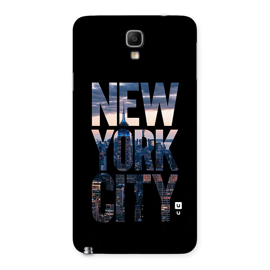 New York City Back Case for Galaxy Note 3 Neo