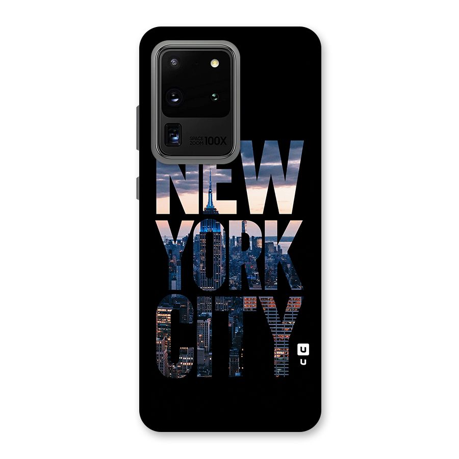 New York City Back Case for Galaxy S20 Ultra