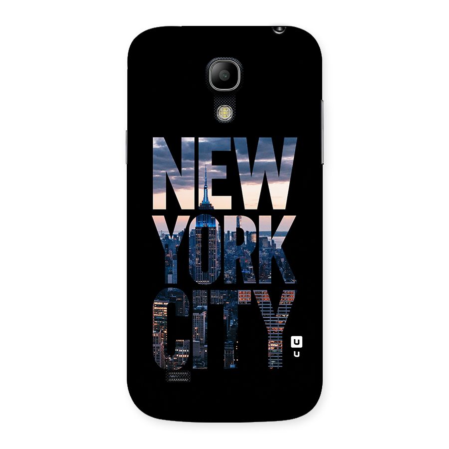 New York City Back Case for Galaxy S4 Mini